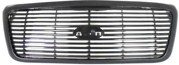 2007-2008 Ford F-150 Grille, Primed Shll/ Black Insert.