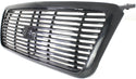 2007-2008 Ford F-150 Grille, Primed Shll/ Black Insert.