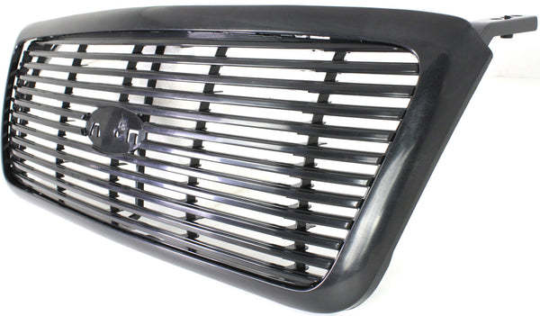 2007-2008 Ford F-150 Grille, Primed Shll/ Black Insert.