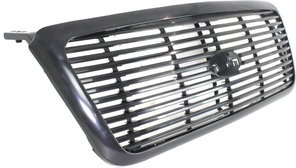 2007-2008 Ford F-150 Grille, Primed Shll/ Black Insert.