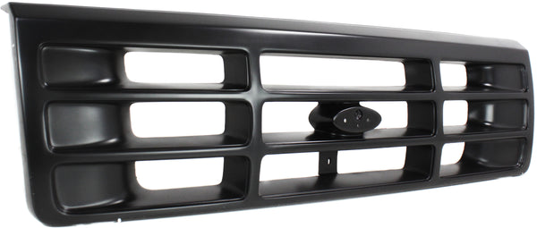1992-1997 Ford F-series Grille, Painted-Black.