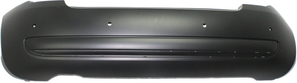2012-2015 Fiat 500 Rear Bumper Cover, Primed, Lounge, Hatchback W/Sensor.