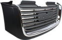 2002-2009 GMC Envoy Grille, Black Shell/Chrome Insert.