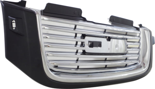 2002-2009 GMC Envoy Grille, Black Shell/Chrome Insert.