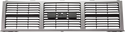 1985-1988 GMC Jimmy Grille, Painted-gray.