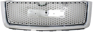 2007-2012 GMC Sierra 1500 Grille,Chrome Shell/Black.