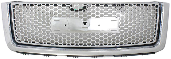 2007-2012 GMC Sierra 1500 Grille,Chrome Shell/Black.