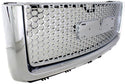 2007-2012 GMC Sierra 1500 Grille,Chrome Shell/Black.