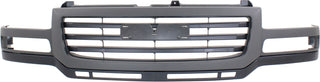 2003-2007 GMC Sierra 2500 HD Grille,gray Shell/Black.