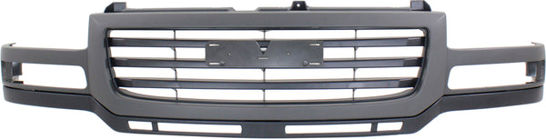 2003-2007 GMC Sierra 2500 HD Grille,gray Shell/Black.