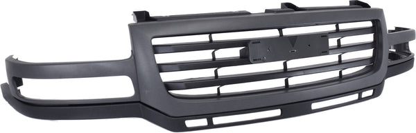 2003-2007 GMC Sierra 2500 HD Grille,gray Shell/Black.