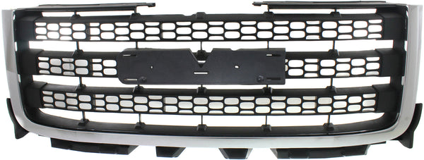 2011-2014 GMC Sierra 2500 HD Grille, Chrome Shell.