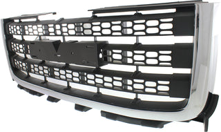 2011-2014 GMC Sierra 2500 HD Grille, Chrome Shell.