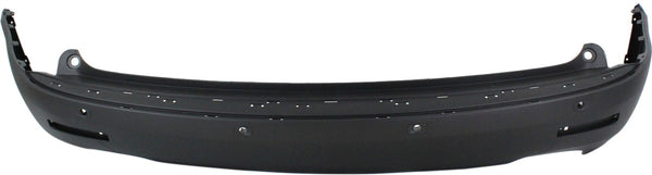 2007-2012 GMC Acadia Rear Bumper Cover, Textured, w/Parking Aid Sensors.