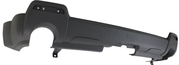 2010-2015 GMC Terrain Rear Bumper Cover, Lower, Txtrd Gray, w/Dual Exh.-CAPA.