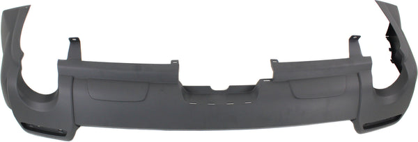 2010-2015 GMC Terrain Rear Bumper Cover, Lower, Txtrd Gray, w/Dual Exh.-CAPA.
