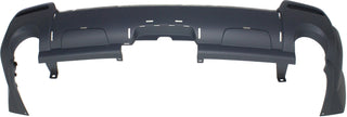2010-2015 GMC Terrain Rear Bumper Cover, Lower, Txtrd Gray, w/Dual Exh.-CAPA.