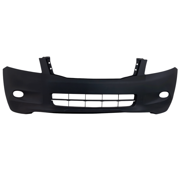2008-2010 Honda Accord Front Bumper Cover, Primed, w/ Fog Lamp Holes.