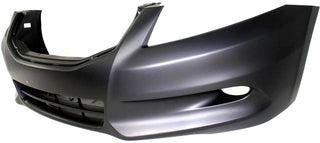 2011-2012 Honda Accord Front Bumper Cover, 6 Cyl, Primed, Sedan - Capa.