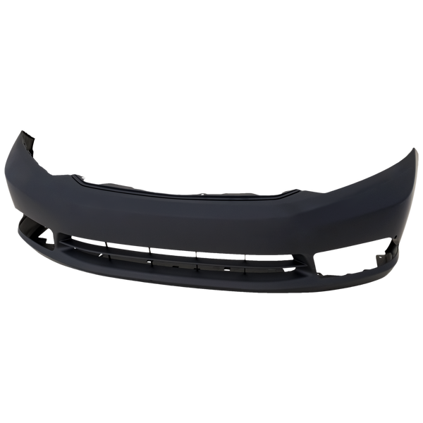 2012 Honda Civic Front Bumper Cover, Primed, w/ Fog Lamp Hole, Sedan.