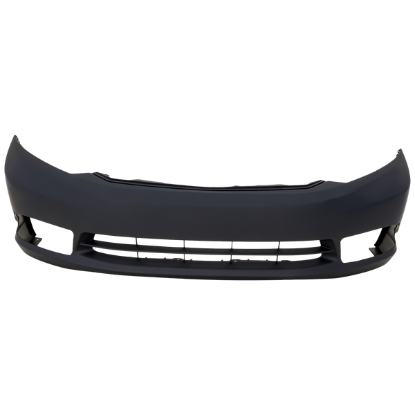 2012 Honda Civic Front Bumper Cover, Primed, w/ Fog Lamp Hole, Sedan.