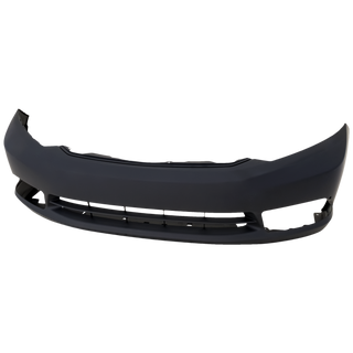 2012 Honda Civic Front Bumper Cover, Primed, W/ Fog Lamp Hole, Sedan.