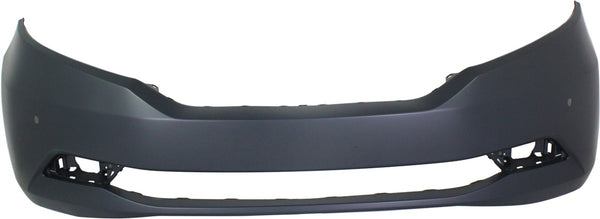 2011-2014 Honda Odyssey Front Bumper Cover, Primed, w/ Parking Sensor.