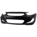 2012-2013 Hyundai Accent Front Bumper Cover, Primed, Sedan/hatchback-Capa.