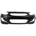 2012-2013 Hyundai Accent Front Bumper Cover, Primed, Sedan/hatchback-Capa.