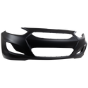 2012-2013 Hyundai Accent Front Bumper Cover, Primed, Sedan/hatchback.