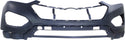 2013-2016 Hyundai Santa Fe Front Bumper Cover, Primed, Except Sport.