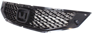 2008-2010 Honda Accord Grille, Black, Coupe.