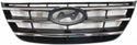 2009-2010 Hyundai Sonata Grille, Chrome, Painted-Black.