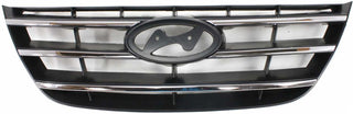 2009-2010 Hyundai Sonata Grille, Chrome, Painted-Black.