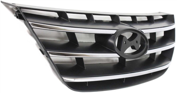 2009-2010 Hyundai Sonata Grille, Chrome, Painted-Black.