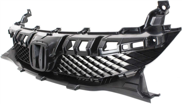 2009-2011 Honda Civic Grille, Textured Black, Sedan.