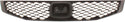 2009-2011 Honda Civic Grille, Textured Black, Coupe.