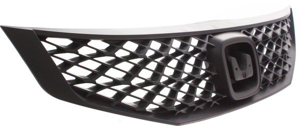 2009-2011 Honda Civic Grille, Textured Black, Coupe.