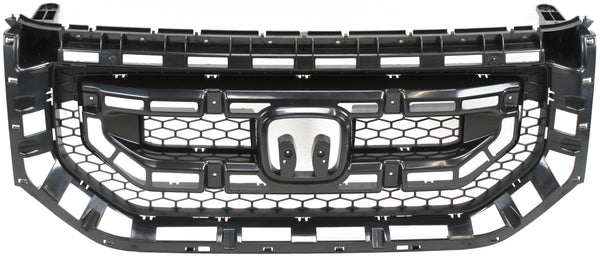 2009-2011 Honda Pilot Grille, Painted-Black.