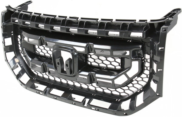 2009-2011 Honda Pilot Grille, Painted-Black.