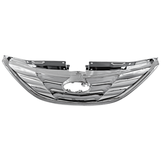 2011-2013 Hyundai Sonata Grille, Chrome Shell/Black.