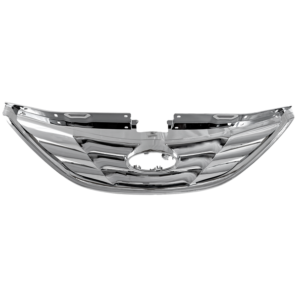 2011-2013 Hyundai Sonata Grille, Chrome Shell/Black.