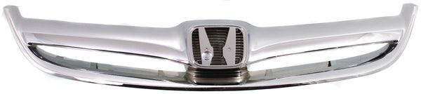 2004-2005 Honda Civic Grille, Chrome, 4-door, Sedan.