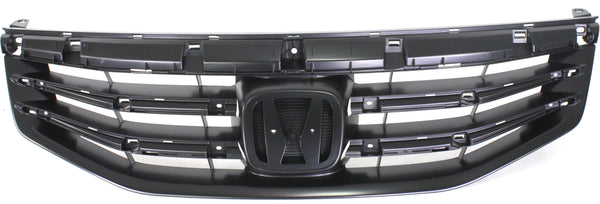 2011-2012 Honda Accord Grille, Textured Black, Sedan.