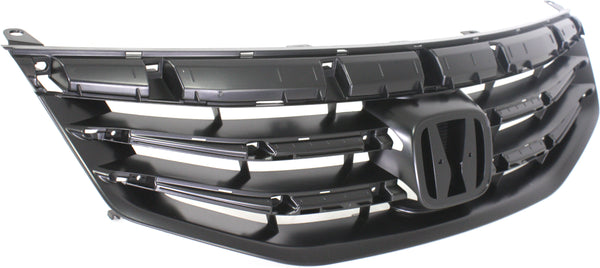 2011-2012 Honda Accord Grille, Textured Black, Sedan.