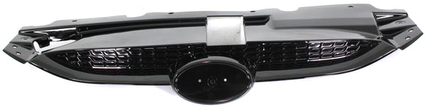 2010-2014 Hyundai Tucson Grille, Upper, Painted-Black.