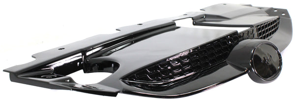 2010-2014 Hyundai Tucson Grille, Upper, Painted-Black.