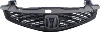 2012-2013 Honda Civic Grille, Painted-Black.