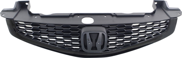 2012-2013 Honda Civic Grille, Painted-Black.
