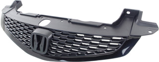 2012-2013 Honda Civic Grille, Painted-Black.